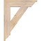 Ekena Millwork Traditional Traditional Smooth Bracket, Douglas Fir, 3 1/2"W x 18"D x 22"H BKT04X18X22TRA01SDF - alternate 4
